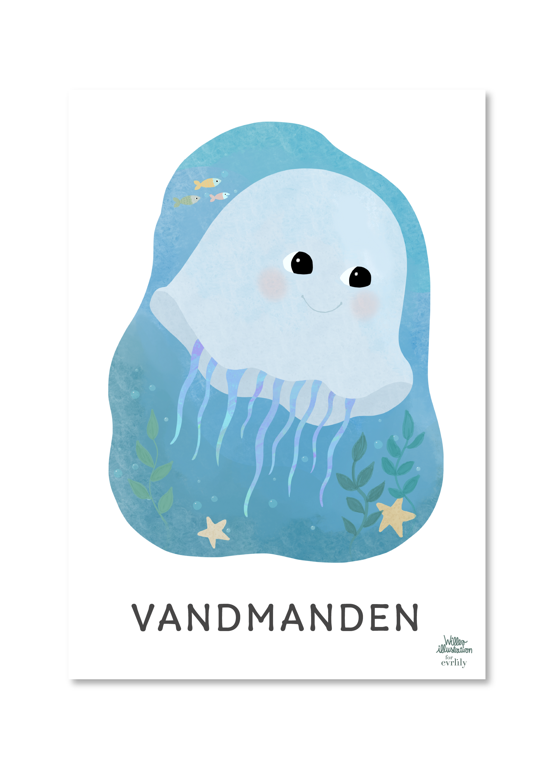 Vandmanden på stjernetegn plakat til børn