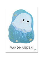 Indlæs billede til gallerivisning Vandmanden på stjernetegn plakat til børn
