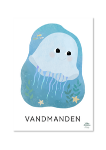 Vandmanden på stjernetegn plakat til børn
