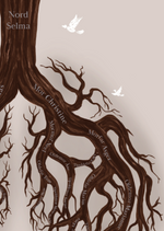Indlæs billede til gallerivisning Udsnit A3 stamtræ personlig plakat familieplakat i beige grafisk illustration generationstræ lav dit eget stamtræ 
